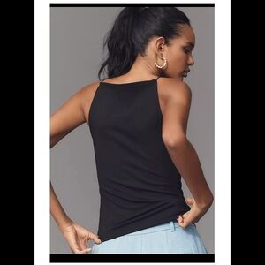 Anthropologie Black Tank Top